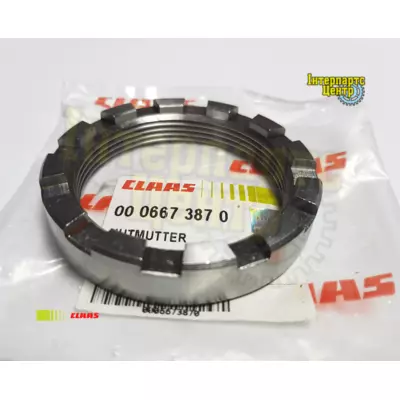Гайка M60x2 шліцева Claas Lexion, Tucano 667387, 6673870, 667387.0, 000667387, 0006673870