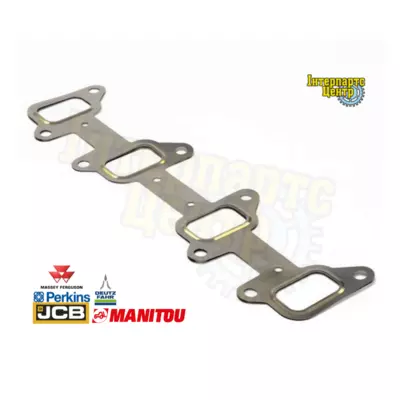 Прокладка випускного колектора JCB, Manitou, Perkins, Deutz-Fahr 02203017, 4224959M1, 0.900.1086.1, 3681V512, 604997